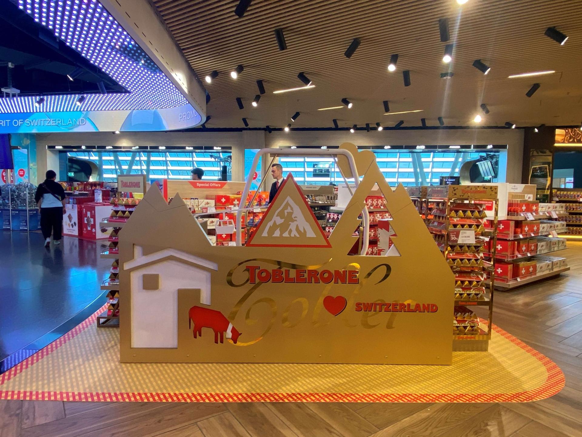 Mondelez partners with Dufry in Toblerone activation at Zurich Airport