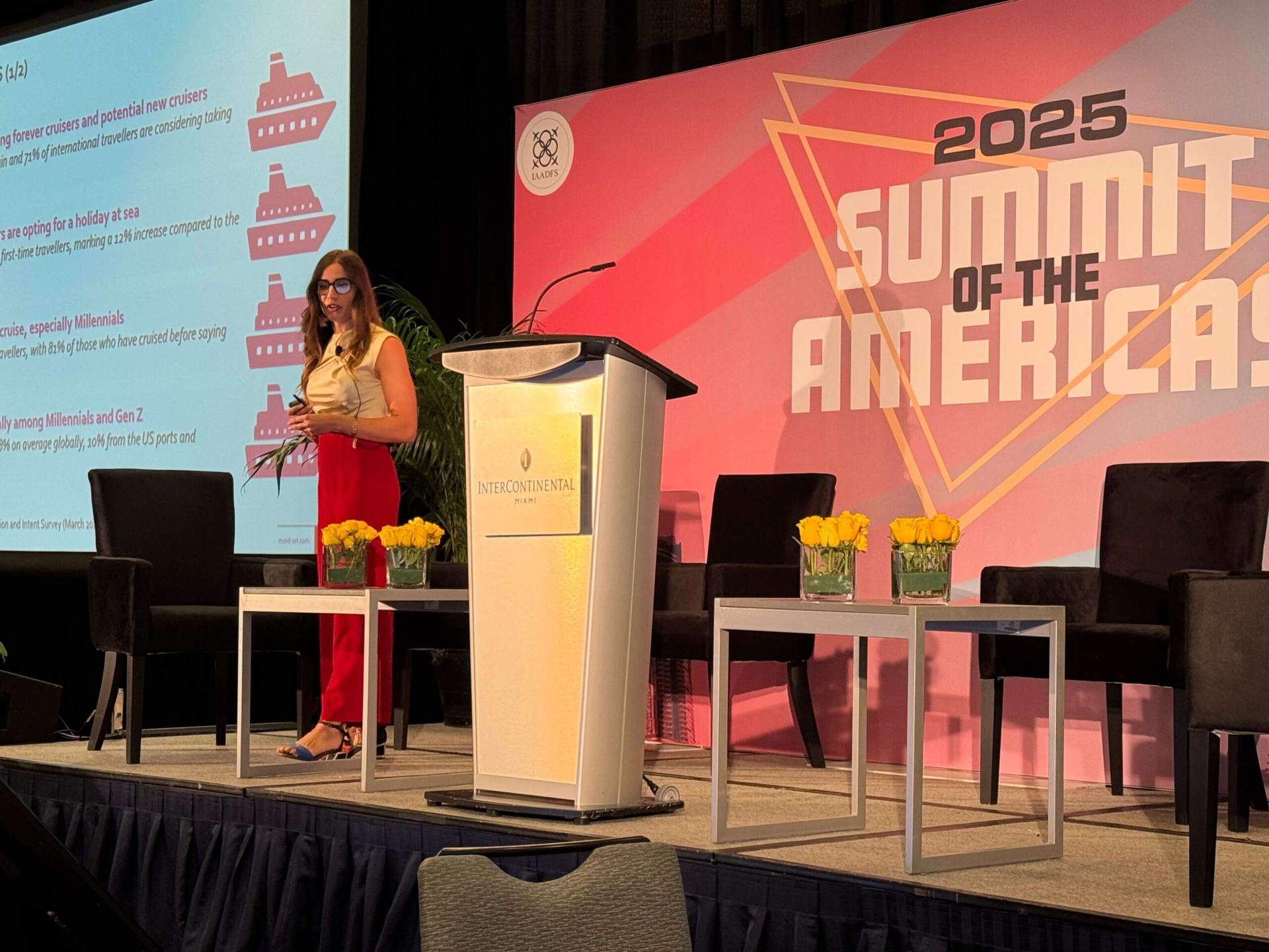 m1nd-set speaking at Summit of the Americas 2025